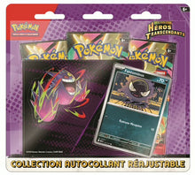 Charger l'image dans la galerie, Précommande FEVRIER / MARS 2026 - Pokémon FR - COLLECTION AUTOCOLLANT RÉAJUSTABLE MÉGA-ÉVOLUTION - ME2.5 HÉROS TRANSCENDANTS - Fantominus OU Salamèche (1X coffret ALÉATOIRE)
