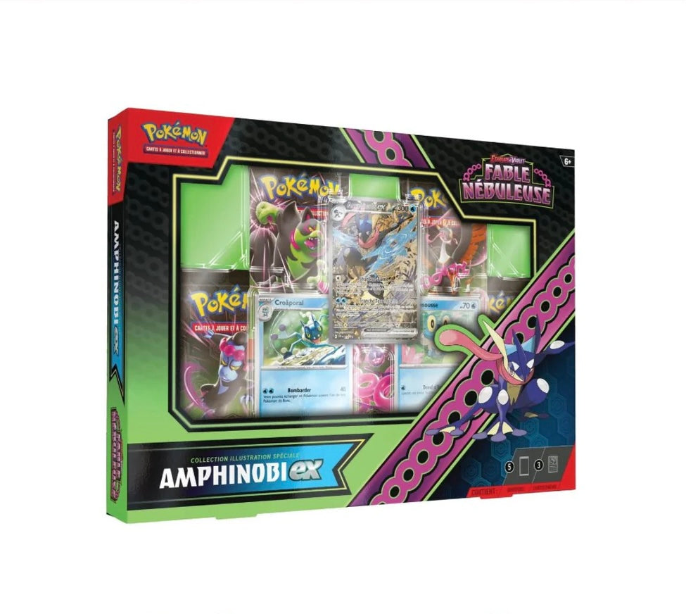 Coffret Pokémon EV6.5 Fable Nébuleuse Collection Illustration Spéciale Amphinobi  EX - FR