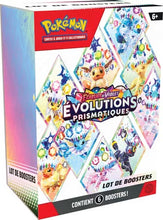 Charger l&#39;image dans la galerie, Précommande Mars 2025 - Pokémon Bundle de 6 boosters EV8.5 Évolutions Prismatiques - FR
