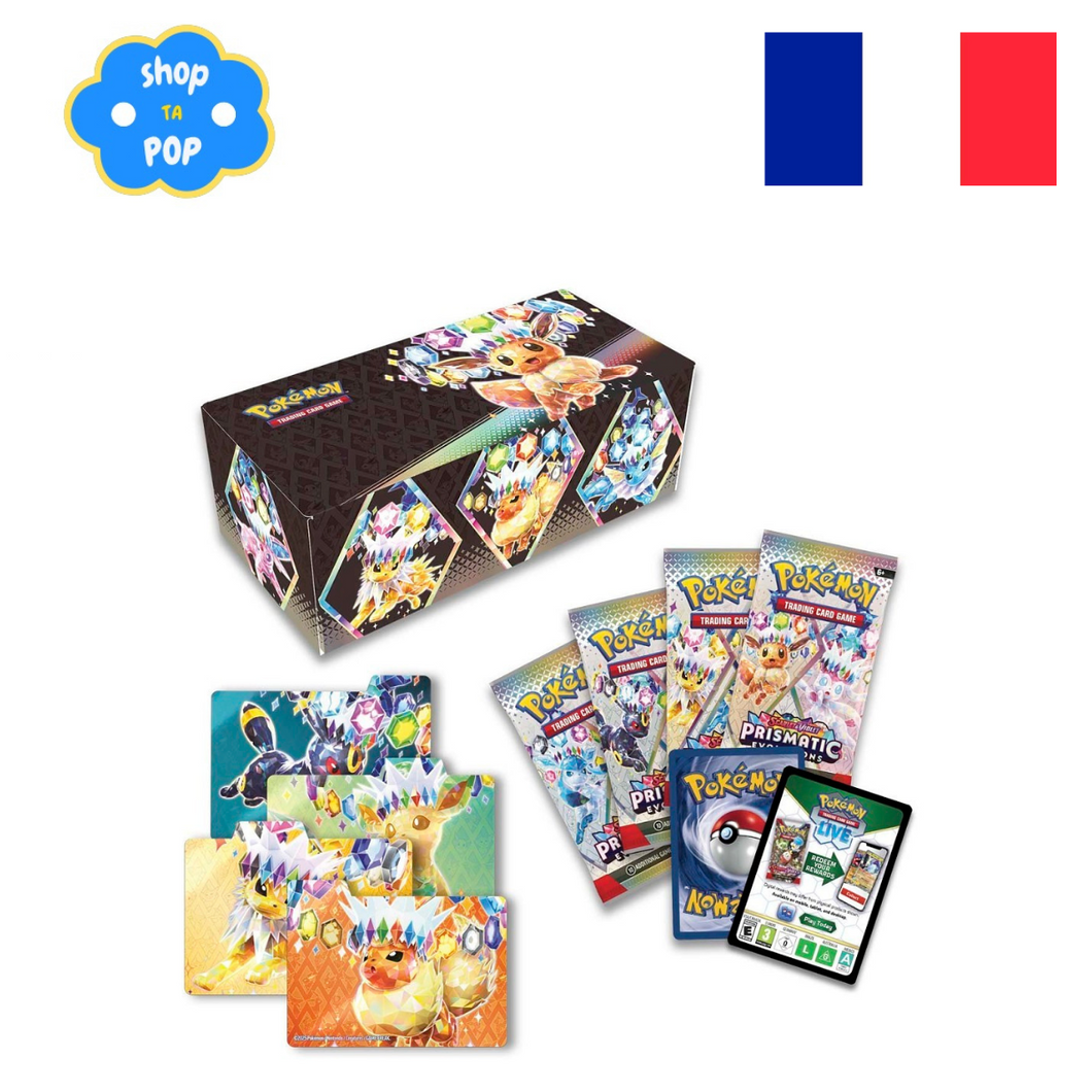 Précommande Fevrier 2025 - Pokémon Boîte Surprise EV8.5 Évolutions Prismatiques - FR